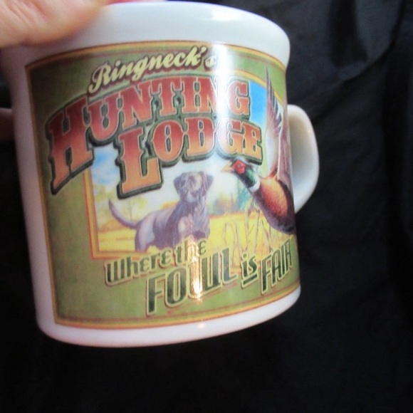 Vintage ad series Ringneck's Hunting Stonewear Soup mug - Picture 5 of 14